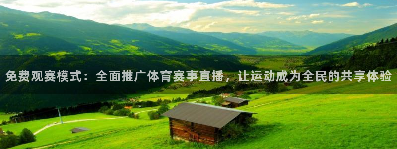 免费观赛模式：全面推广体育赛事直播，让运动成为全民的共享体验