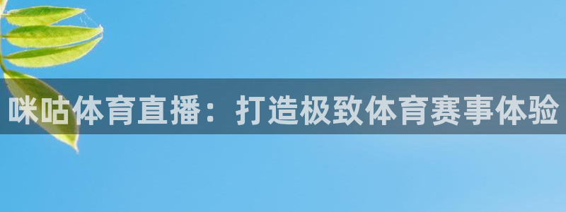 咪咕体育直播：打造极致体育赛事体验