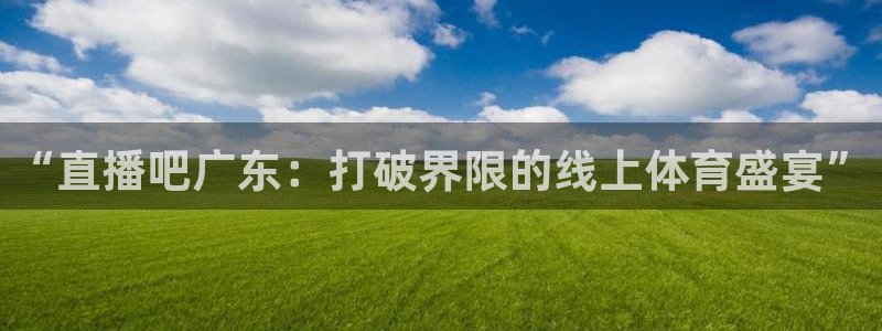 “直播吧广东：打破界限的线上体育盛宴”